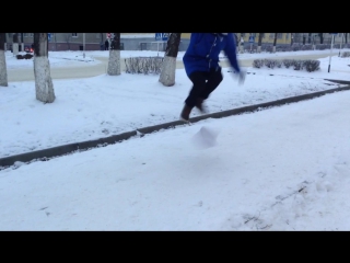 360 flip on a snowskate