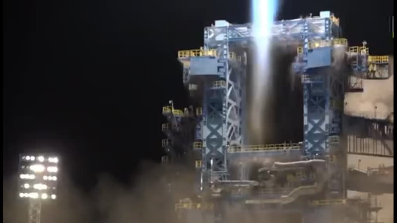 Пуск лёгкой ракеты носителя «ангара 1 2» с военным спутником с космодрома плесецк