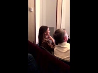 Caught @shelleyhennig being a dance mom today! ❤️