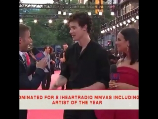 August 26 shawn on the #mmvas red carpet in canada