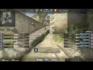 Fnatic vs dignitas esl barcelona csgo invitational de cbble