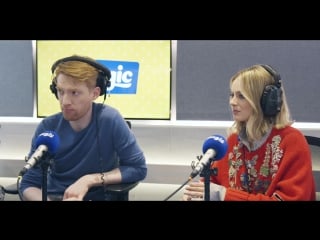 Domhnall gleeson e margot robbie para a magic radio ― jgbr