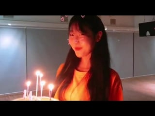 [video] 20180816 해빈 의 생일을 축하하는 구구단 의 모습을 깜짝 공개한다뀨 구구단짝 과 함께해 더 행복한 해빈의 생일이라뀨 haebind