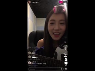 170907 soyoungs instagram live 01 fit mobile screen with chat version
