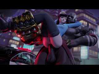 [3dsmut] dva doomfist (porn/порно/hentai/хентай/sex /секс/rule34/правило34)