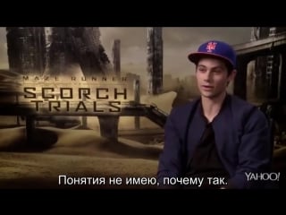 Dylan o’brien is adorably unaware of his tumblr stardom rus sub