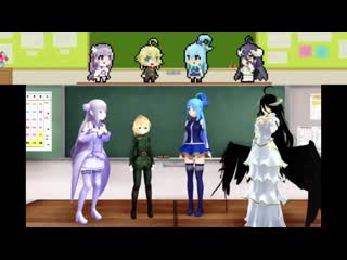 [mmd] isekai quartet ed 異世界かるてっと ed『異世界ガールズ♡トーク』