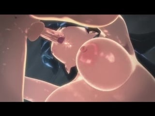 Blue hair anime girl deepthroat