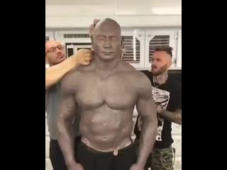 Dave bautista transforming into drax