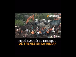 Revelan causa de colisión de trenes en la india