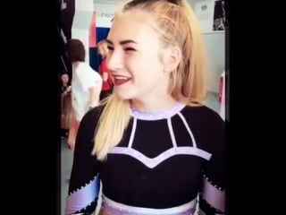 Красавица fire flies 💜🖤наталья бауэр даёт интервью cheermedia🌟💪🏻