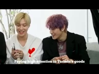 Taemin and taeyong sweet bromance (interactions, loving, caring moments compilation)