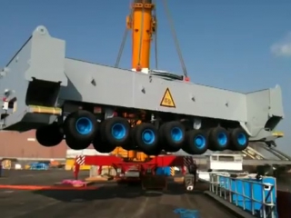 Terex ac 500 2 hebt unterwagenfahrwerk vom gottwald hmk 6407