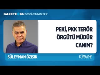 Peki̇, pkk terör örgütü müdür؟ (süleyman özışık gazeteoku sesli makale)