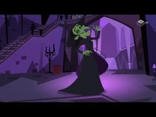 Cartoon witch tickled (dorothy and the wizard)