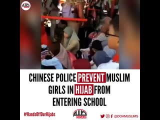 Muslim students in hijab prevented from entering chinese school