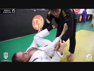 Lee kim spider guard pass and arm lock