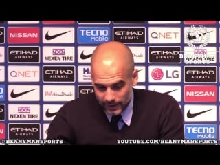 Pep guardiola about pulis and red wine