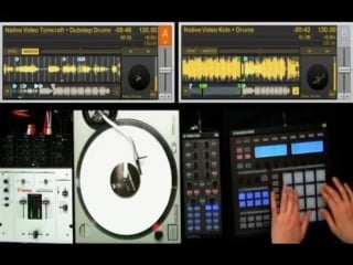 Native instruments maschine & tracktor live in action