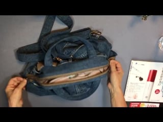 Diy リュックサック 作り方 ジーンズ ワイヤー入りwire zippered backpack by old jeans remake denim 口金