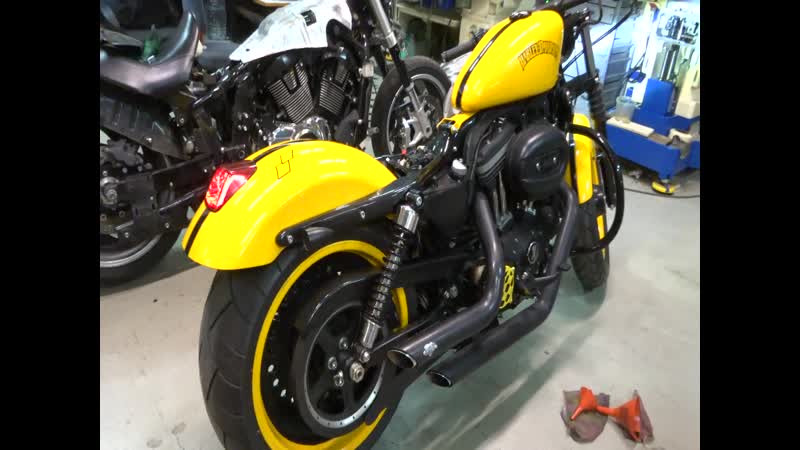 Sportster 883 колесо 260 приятно басит с перекатами