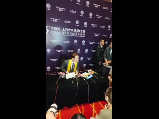 190612 zhang yixing 张艺兴 25th huading awards backstage interview cut