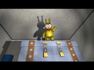 Plushtrap vs nightmare freddy bonnie chica foxy fredbear fnaf sfm