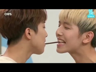 [vapp] romeo yunsung\kangmin play pocky kiss game