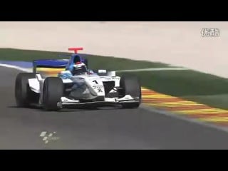 Lorenzo tries his skill with gp2 series race car in valencia