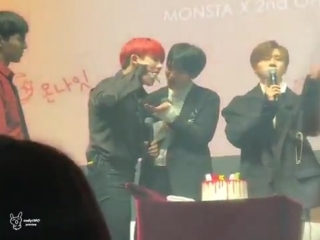 [180121] monsta x fancam talk @ fan con with monbebe