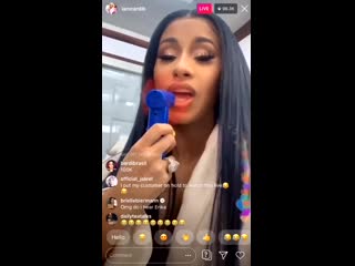 Карди поет "countdown" бейонсе и «boy with luv» от bts