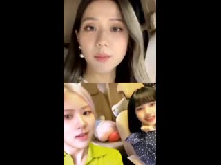 Jisoo (sooyaaa ) ig live with rose (roses are rosie) 20/06/30