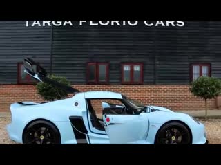 Lotus exige s 3 5 v6 supercharged in gulf blue with a quicksilver switchable exh