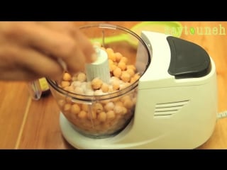 طريقة عمل الحمص من زيتونة how to make hummus