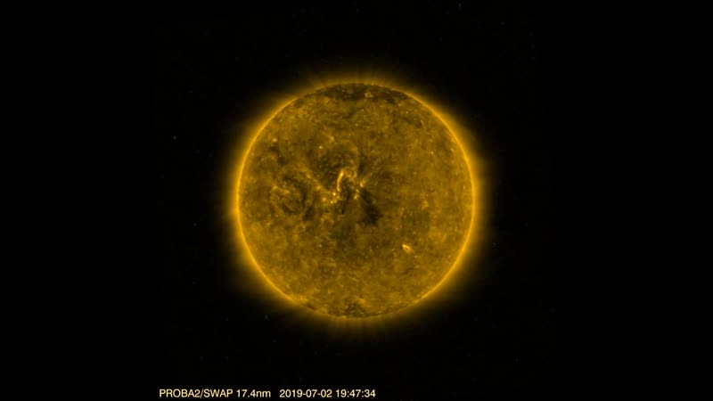 Proba 2 заснял 4 частичных солнечных затмения