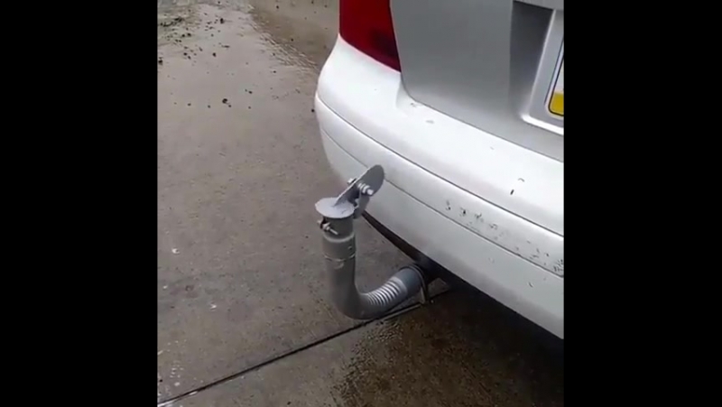 Прикольный выхлоп