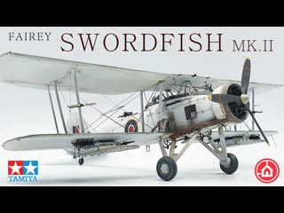 Tamiya 1/48 fairey swordfish #61099 full model kit build