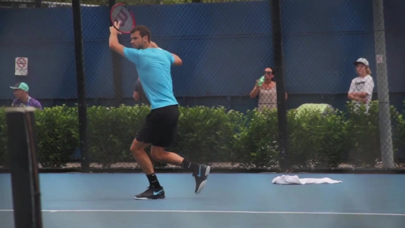 Sydney porn video – Grigor dimitrov practice session apia international sydney 2016