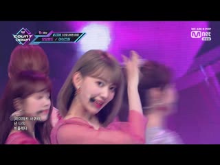 190411 m!countdown [izone behind scene + "violeta" + 3rd win]