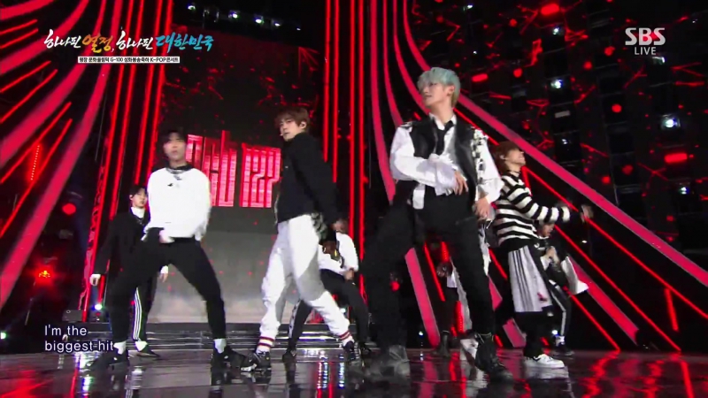 Nct 127 cherry bomb @ 2018 pyeongchang k pop concert g 100 171101