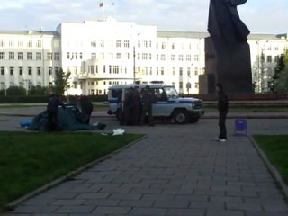 Архангельск захват голодающих