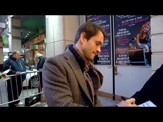 Hugh dancy of martha marcy may signing autographs at venus in fur