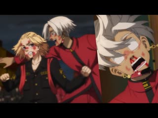 Майки против изаны полный бой mikey vs izana full fight