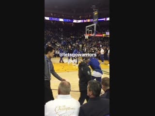 Предматчевая разминка