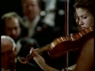 Beethoven violin concerto anne sophie mutter berliner philharmoniker herbert von karajan (1990)