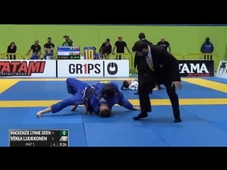 Mackenzie dern vs venla luukkonen absolute 2016 ibjjf europeans