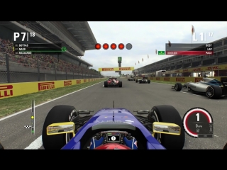 F1 2015 gameplay my first race!