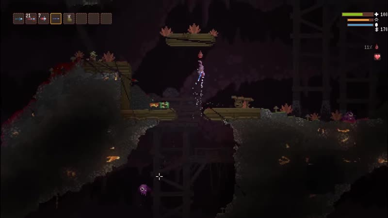 [experience game] пиксели тебя уничтожат! | noita