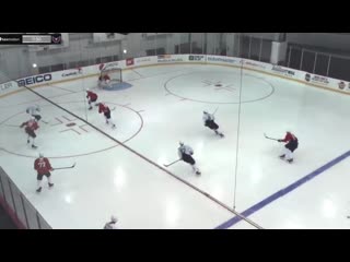 Ovechkin scored in today's scrimmage