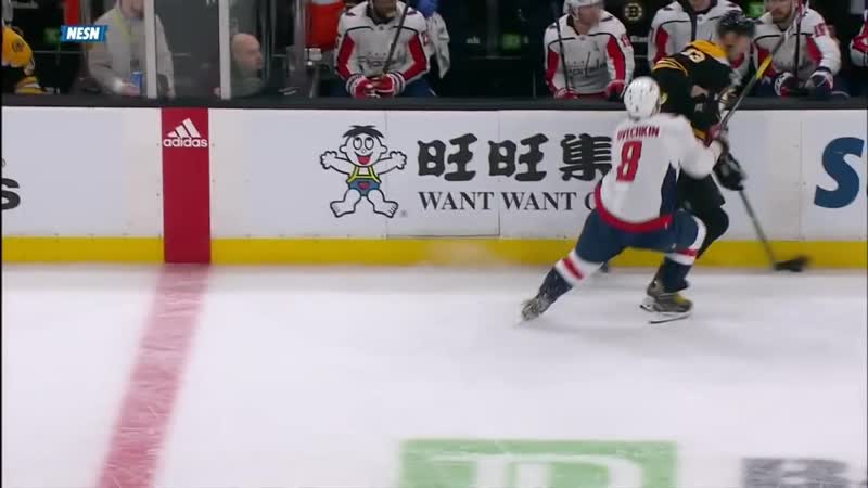 Gotta see it alex ovechkin launches zdeno chara into capitals’ bench